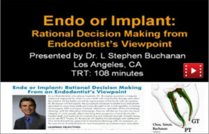 Endo or Implant: Rational Decision Making from Endodontist’s Viewpoint