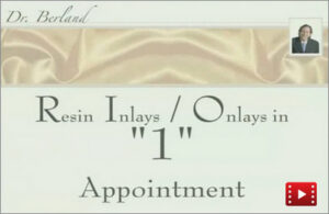 One appointment Inlays/Onlays; Durable, Economical, and Appreciated