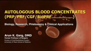 Autologous Blood Concentrates (PRP, PRF, CGF, etc.)