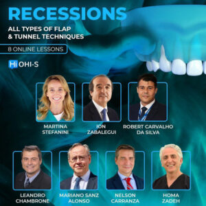 Recessions. All Types of Flap & Tunnel Techniques